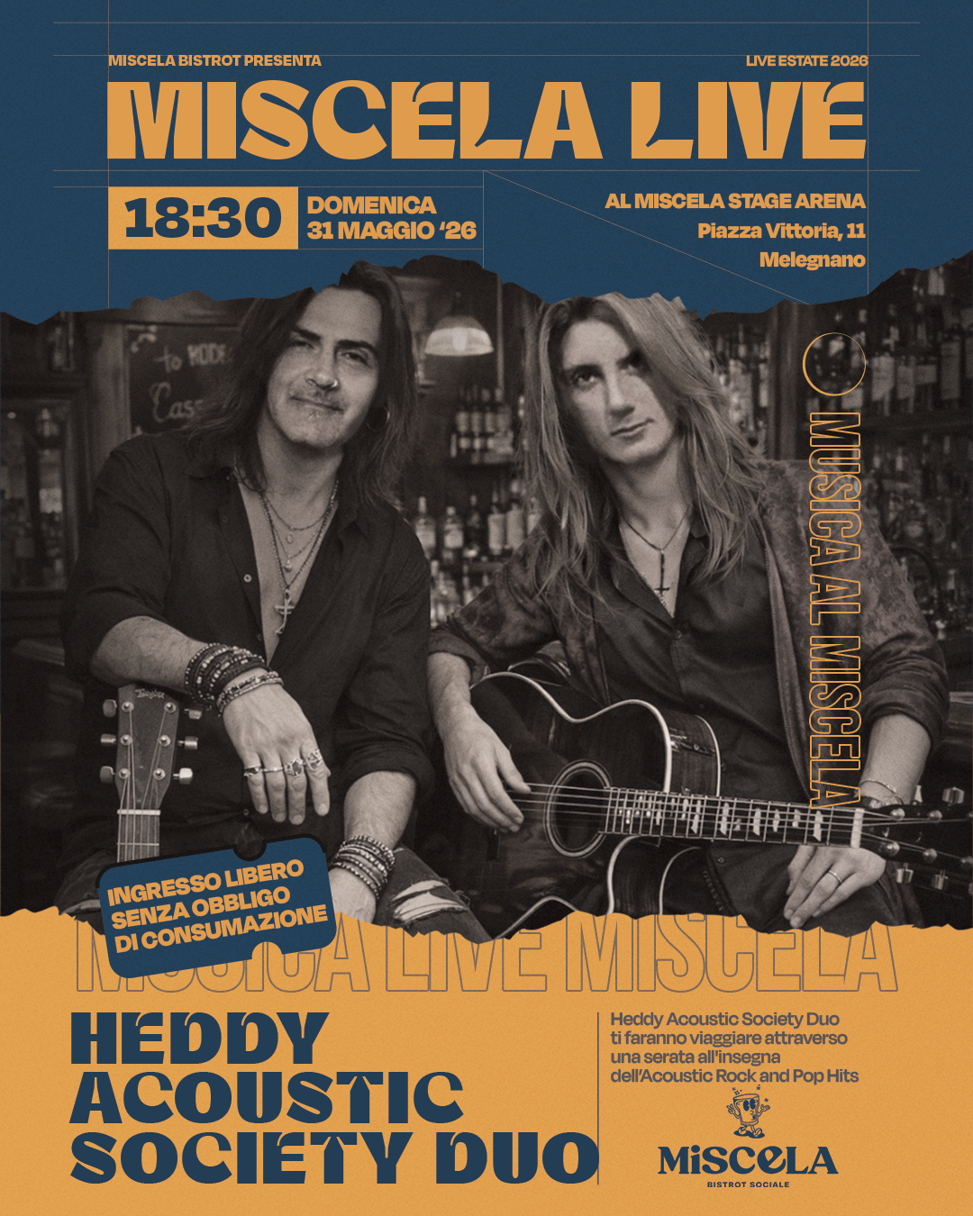 31maggio Heddy Acoustic Society Duo 31maggio Heddy Acoustic Society Duo