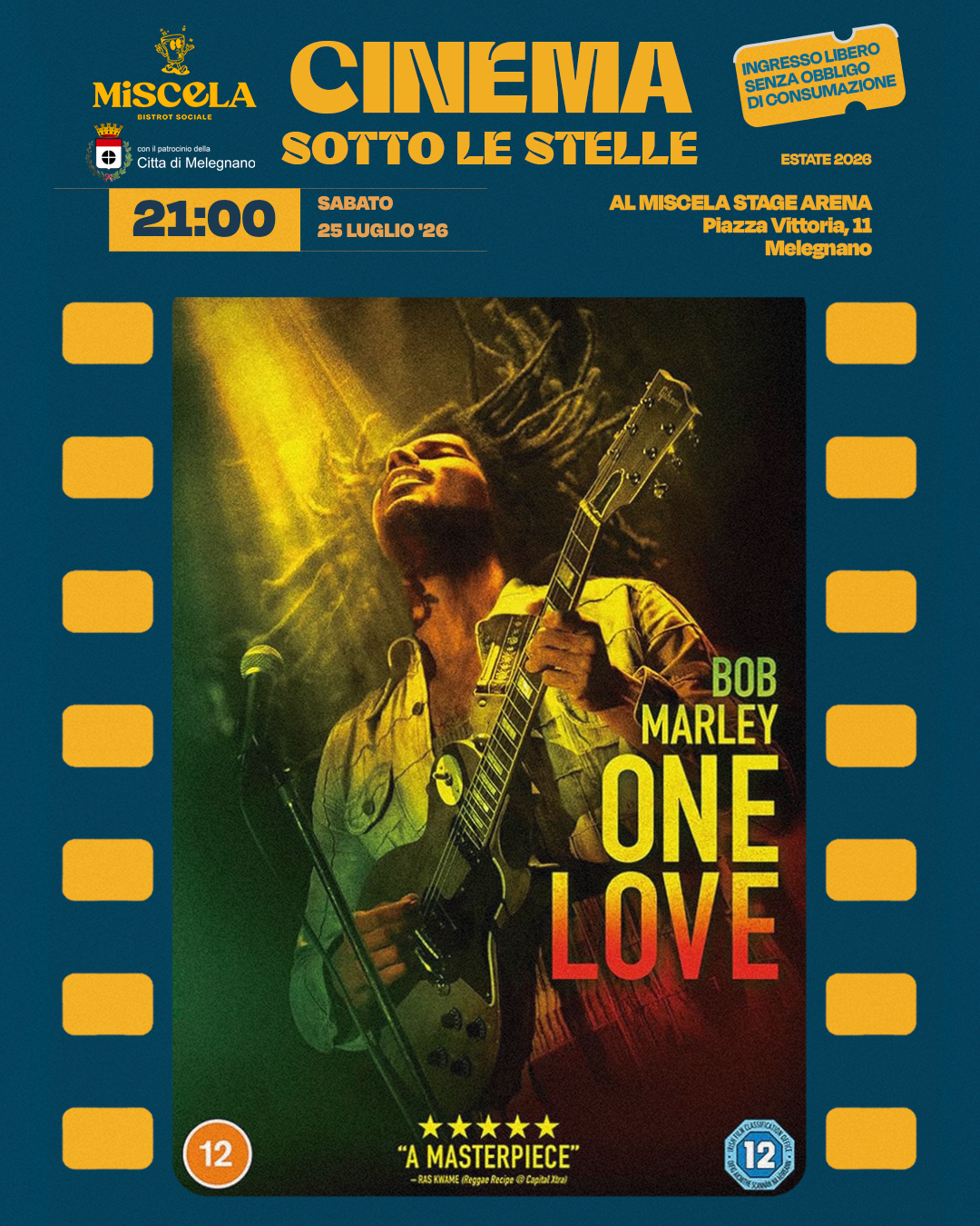 Locandina - BOB MARLEY: ONE LOVE - 24-06-2026 21:23